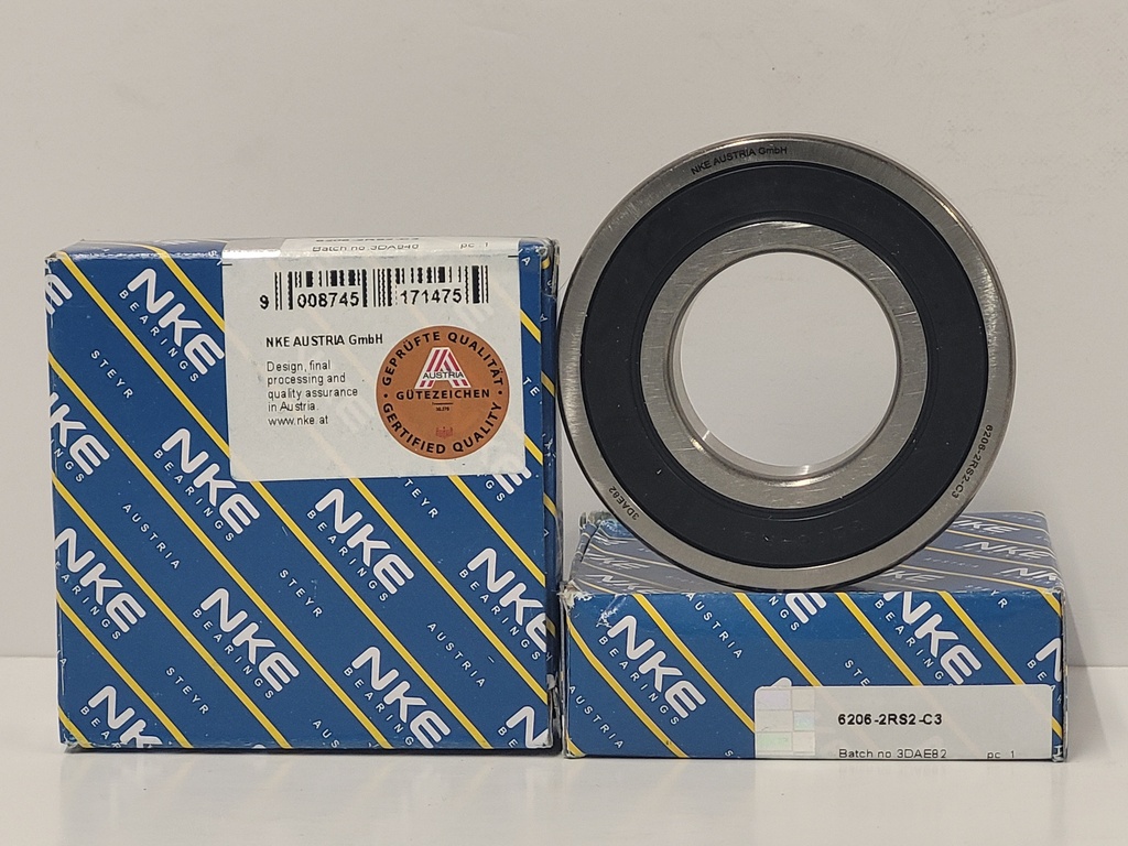 6206 2RS2 C3 NKE