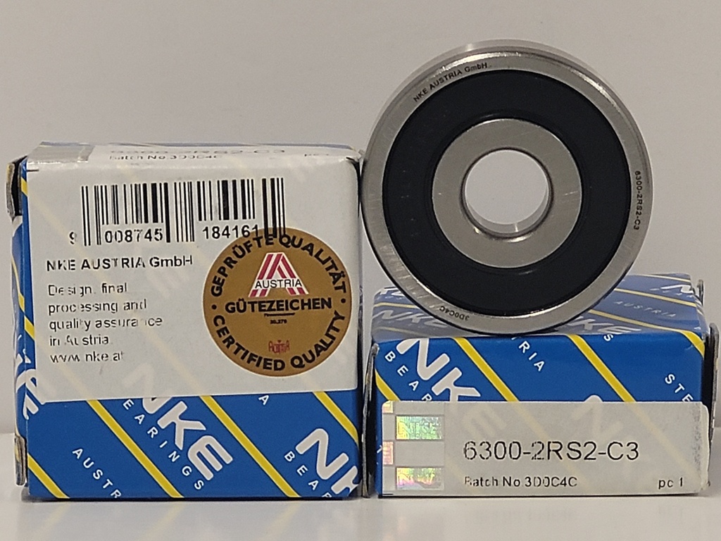 6300 2RS2 C3 NKE