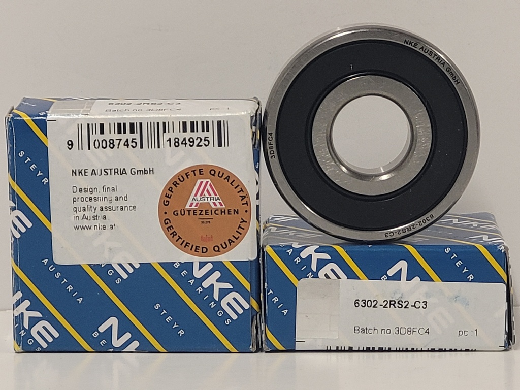 6302 2RS2 C3 NKE