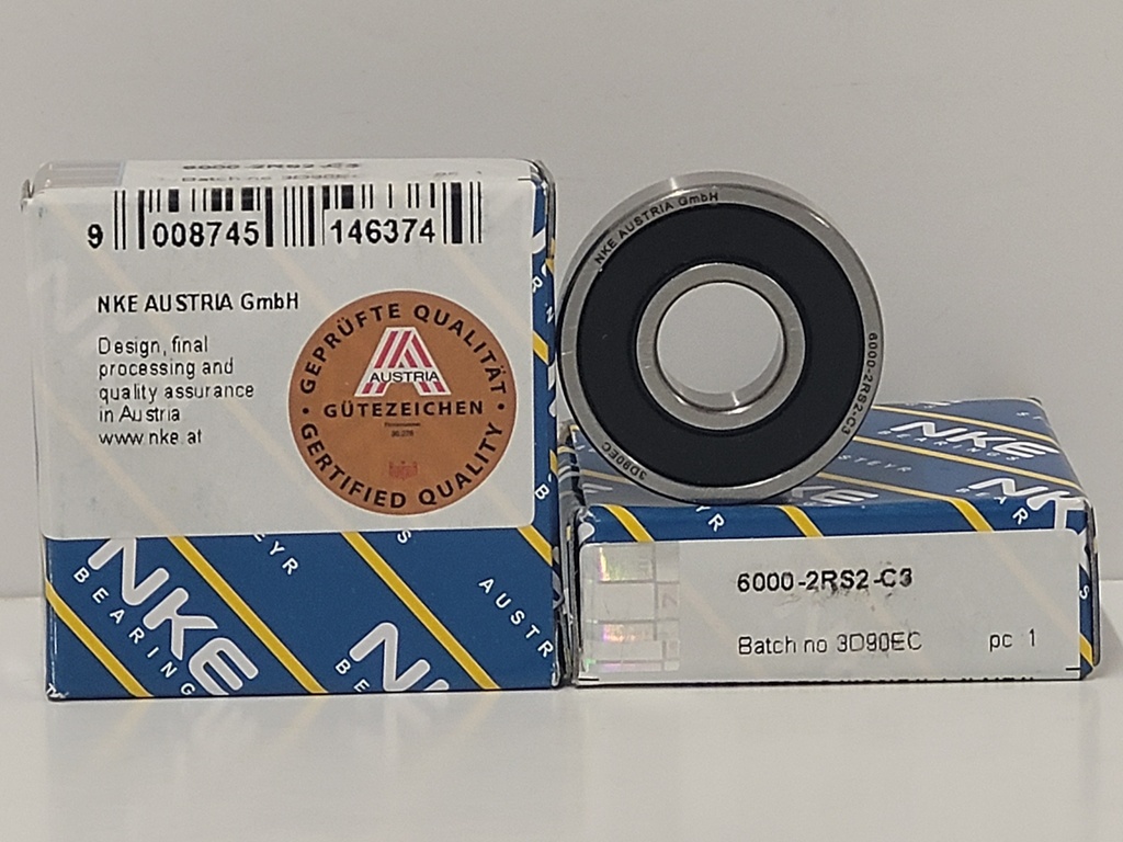 6000 2RS2 C3 NKE