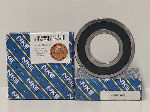 6206 2RS2 C3 NKE