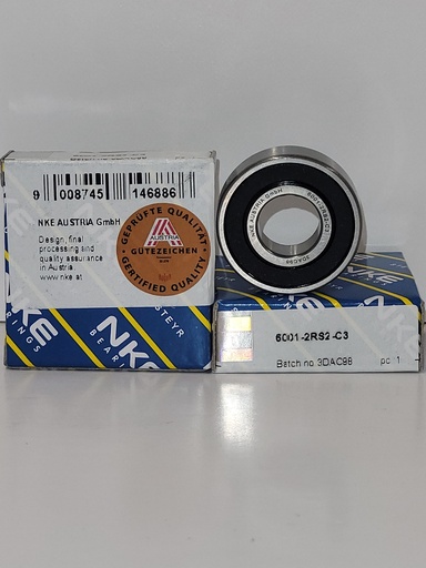6001 2RS2 C3 NKE